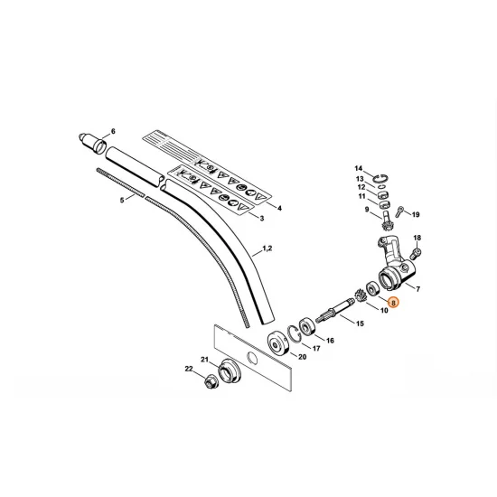 STIHL  Łożysko kulkowe 629-2Z 9503 003 9491